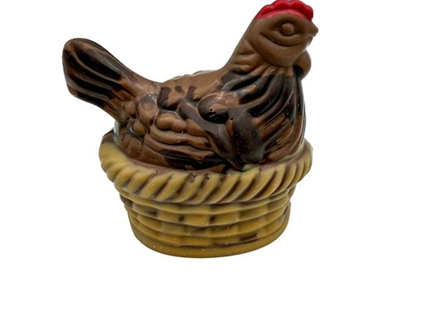 Paas Chocolade Kip in Mand&nbsp;gold chocolade