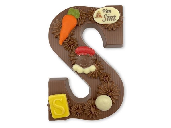 Chocolade letter blok groot melk