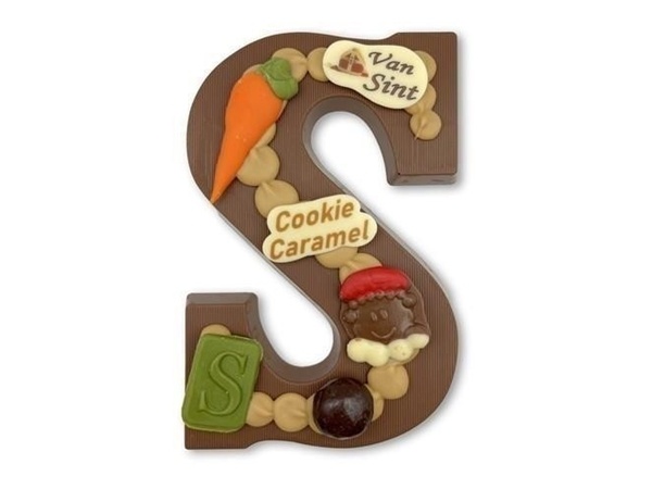 Blokletter Melk Cookie Caramel