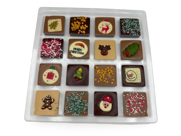 16 vak Kerstchocolade