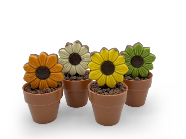 Moederdag Chocolade Bloempotjes